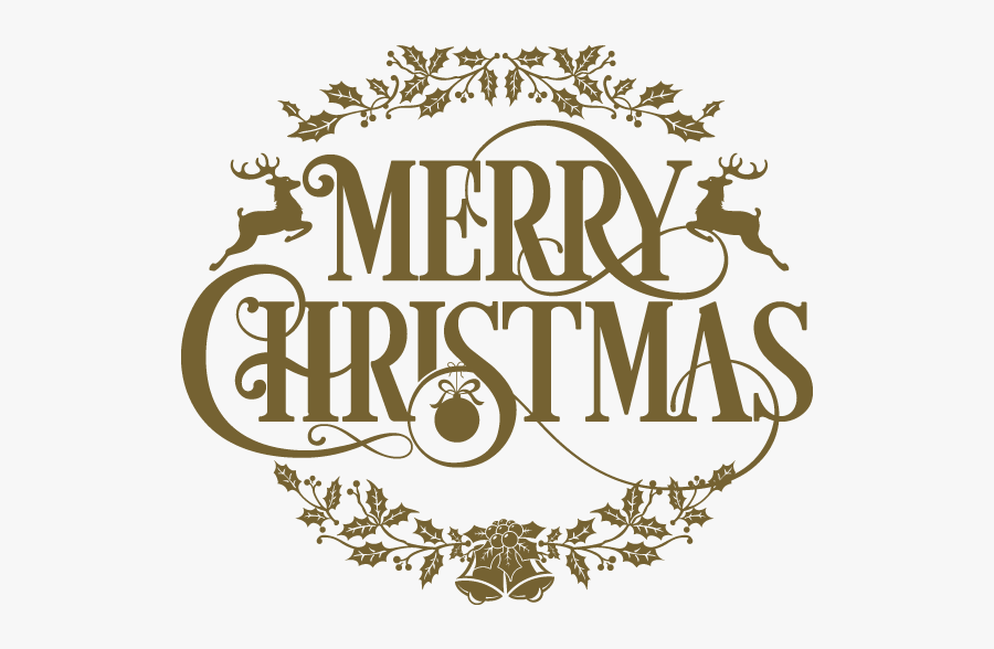 Clip Art Text Png For - Transparent Merry Christmas Png, Transparent Clipart