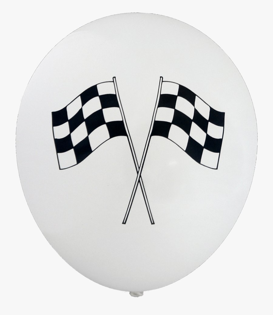 Chequered Flag Balloons - Finishing Flag, Transparent Clipart