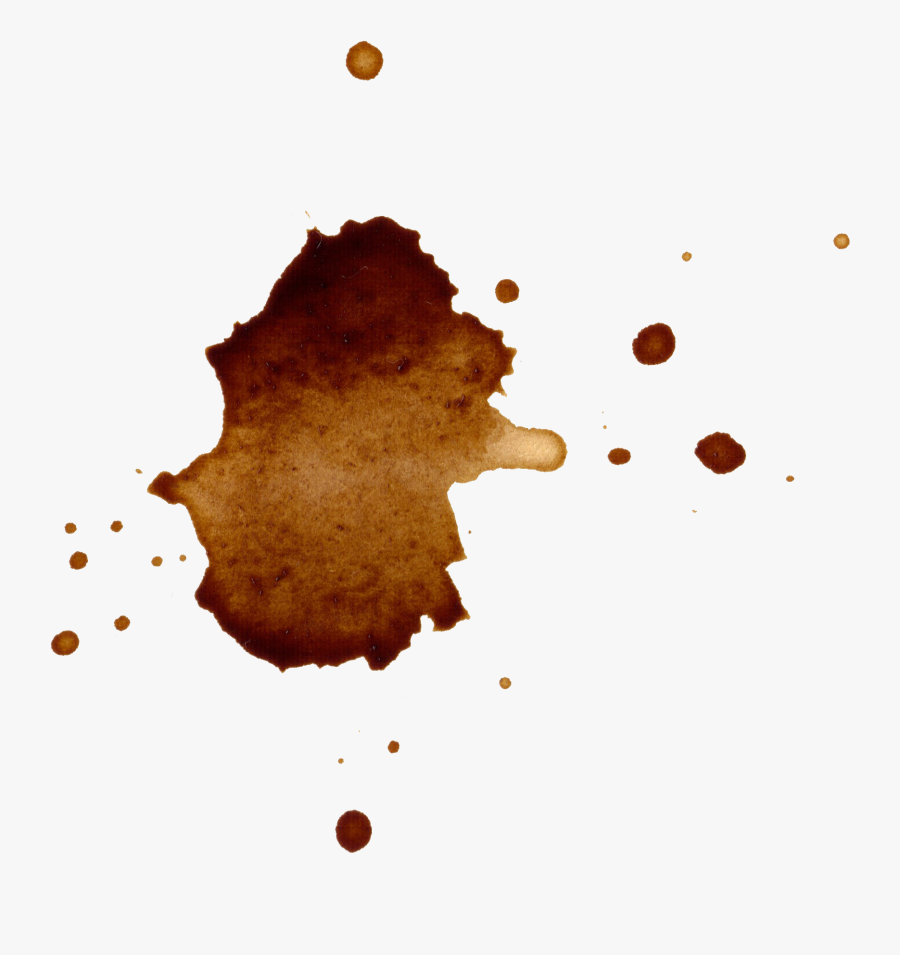 Coffee Drop Stain Png, Transparent Clipart