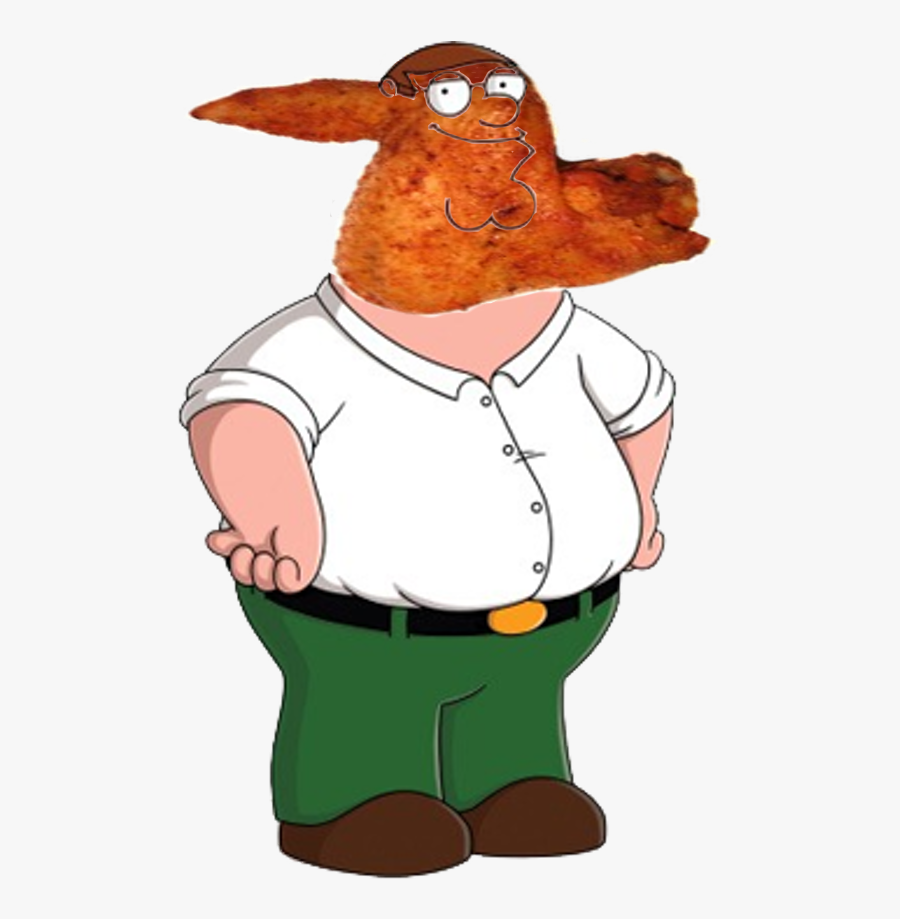 Chicken Wing Head Peter Griffin By Darthraner83 - Peter Griffin Family Guy, Transparent Clipart