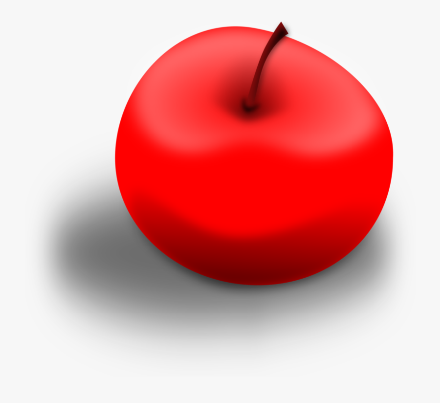 Computer Wallpaper,apple,food - Red Apple, Transparent Clipart