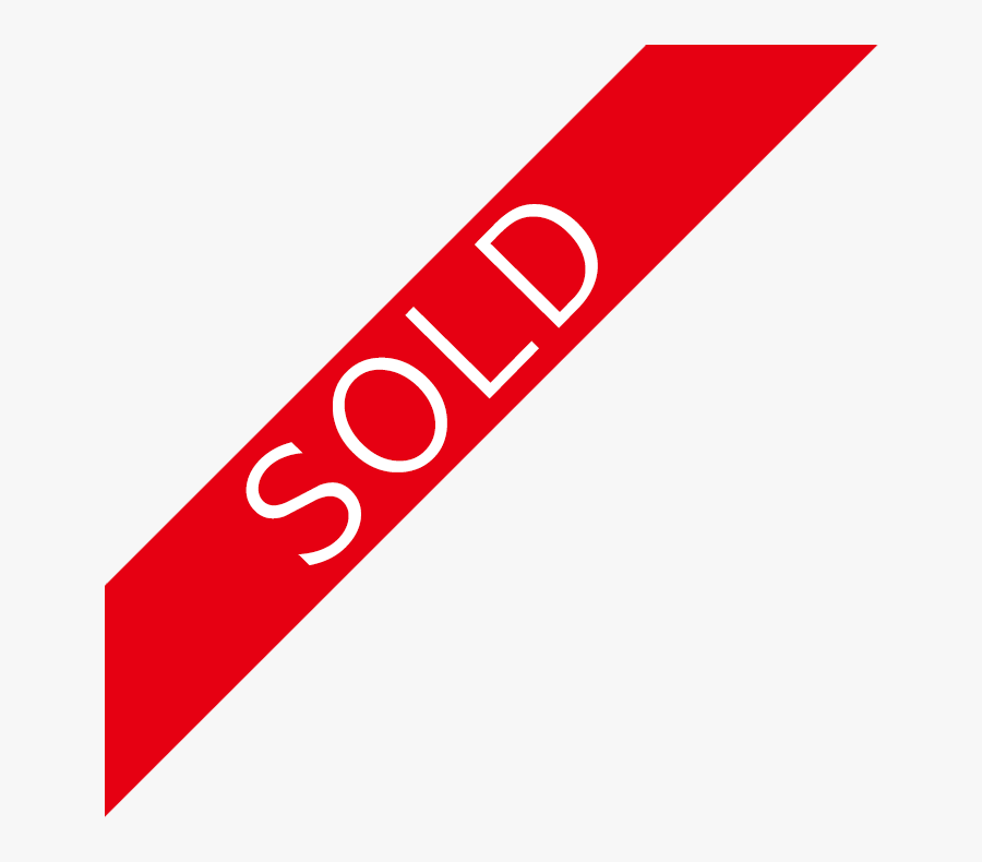Sold Banner Sign Png - Just Sold Banner Transparent, Transparent Clipart