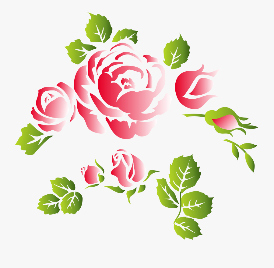 Floral Ornament Png Clip - Flower Ornament Png Free, Transparent Clipart
