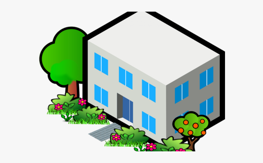 Rooftop Clipart Vector - Transparent Background House Clipart, Transparent Clipart