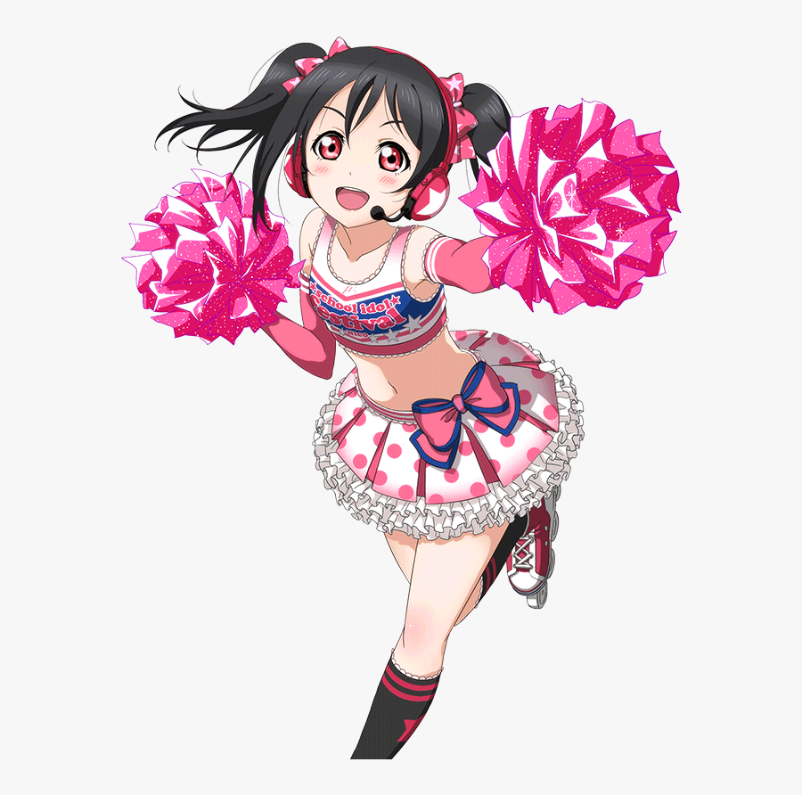 Nico Love Live Cheerleader, Transparent Clipart