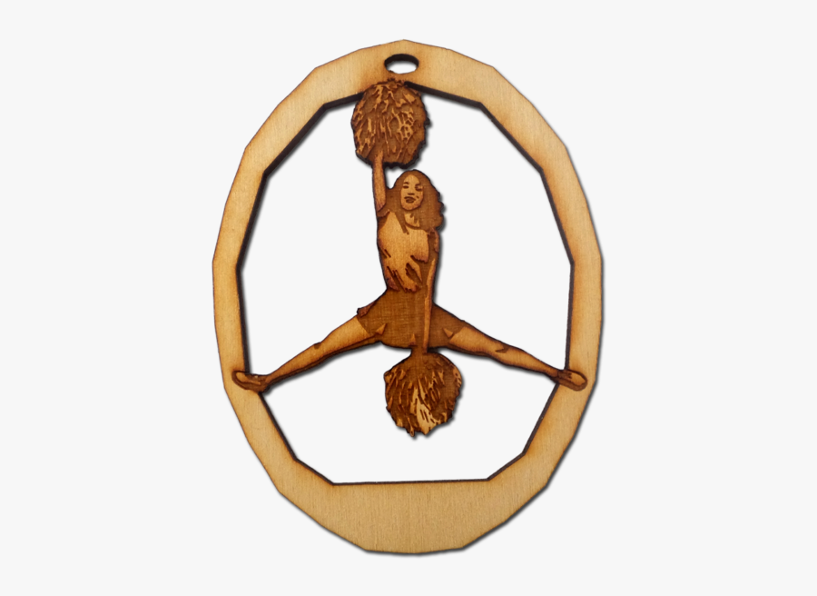 Personalized Cheerleading Ornament - Crest, Transparent Clipart