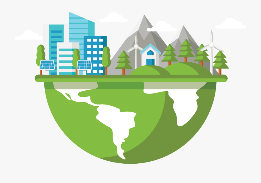 Ecosystem Flat Design, Transparent Clipart