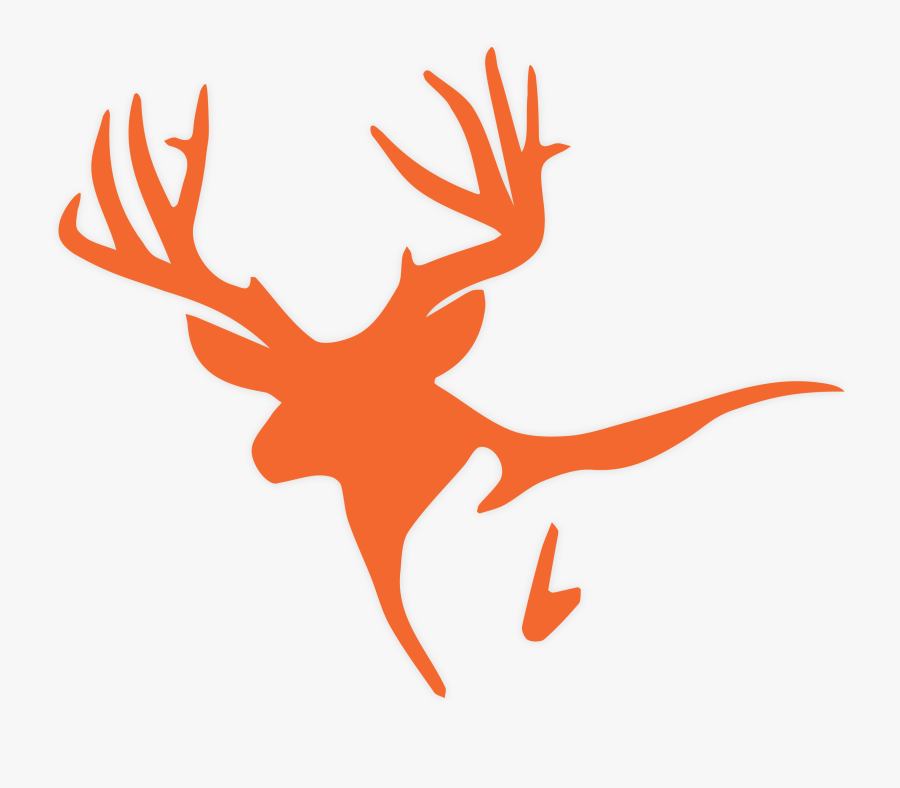 Huntinfo Big Game Unit - Orange Elk Clip Art, Transparent Clipart