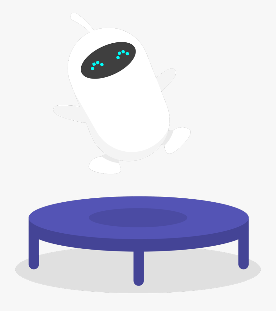 Trampoline Flip, Transparent Clipart