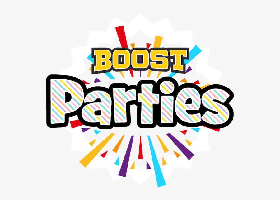 Boost Parties - Graphic Design, Transparent Clipart