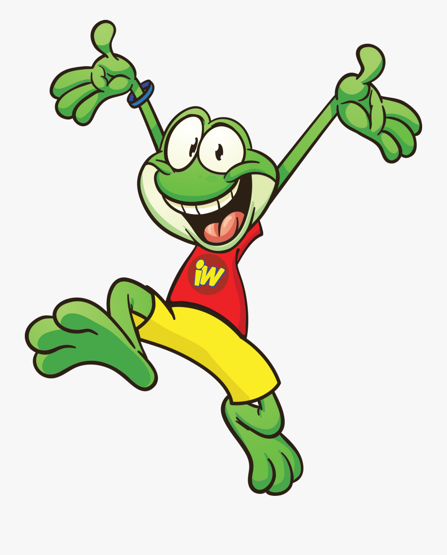 Inflatable Wonderland Frog, Transparent Clipart
