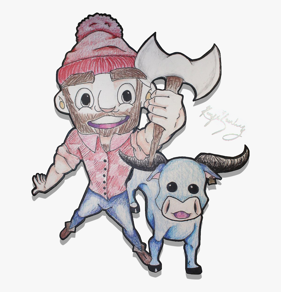Lumberjack Illustration - Cartoon, Transparent Clipart