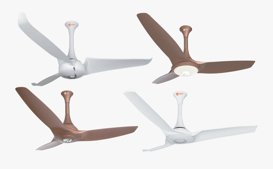 Silent Fans Take Orient Electric To No - Ceiling Fan, Transparent Clipart