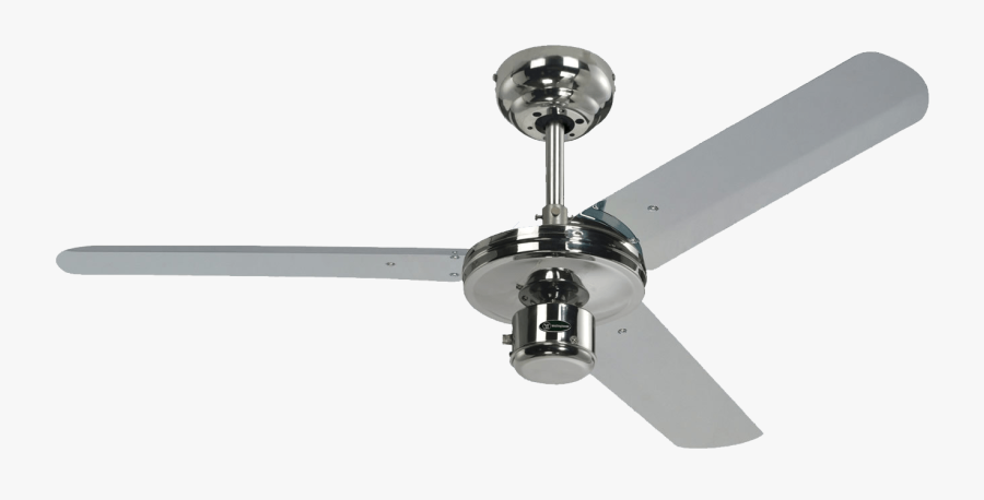 Chrome Ceiling Fan Transparent Image - Ceiling Fan Transparent Background, Transparent Clipart