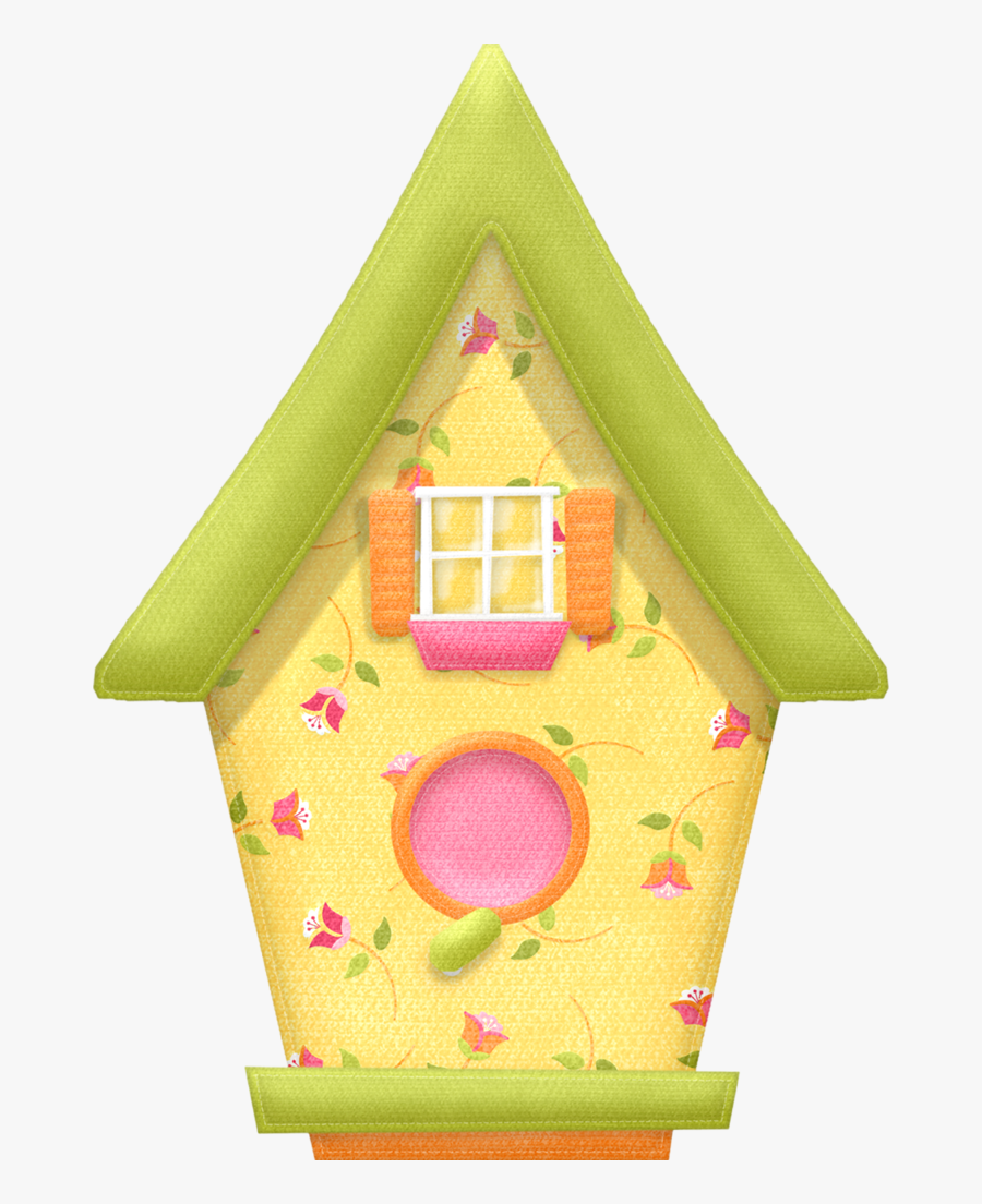 Birdhouse Clipart Home Garden - Drawing, Transparent Clipart