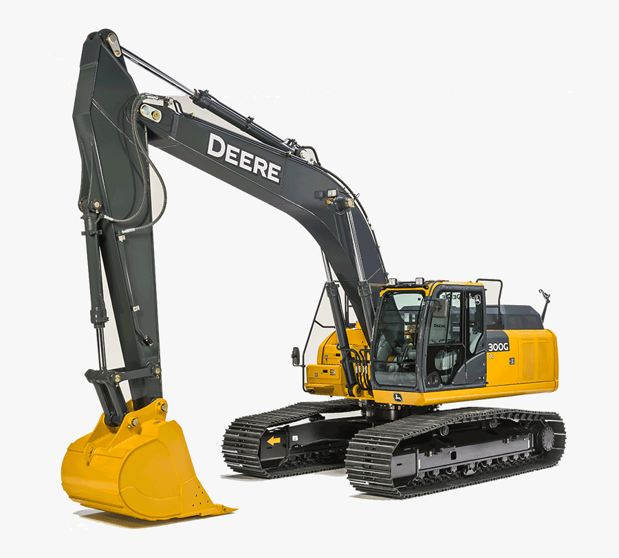 2019 John Deere 300 Excavator, Transparent Clipart