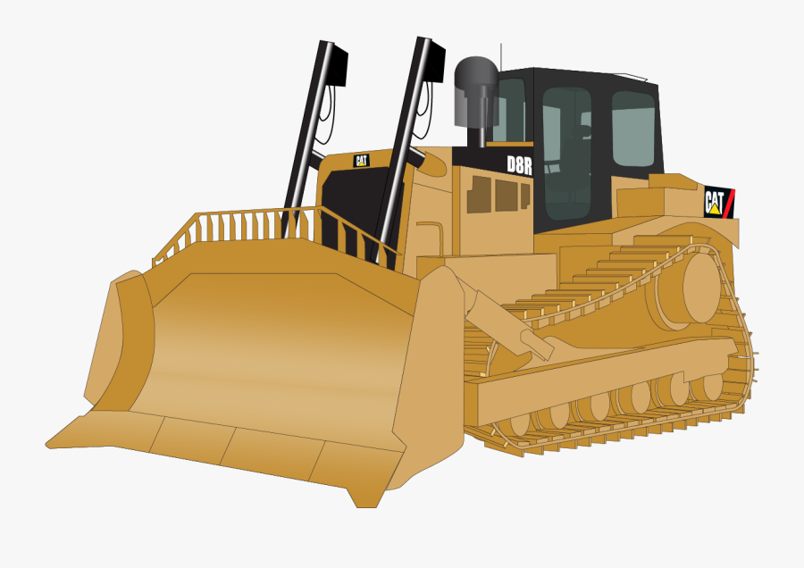 Bulldozer, Transparent Clipart