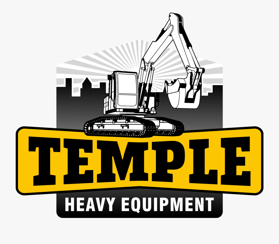 Temple Heavy Equipment - All Heavy Equipment Machines Logo, Transparent Clipart