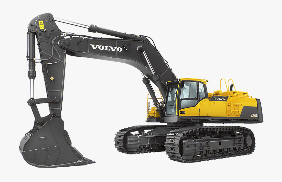 Ec750d-excavator - Volvo Ec750dl, Transparent Clipart