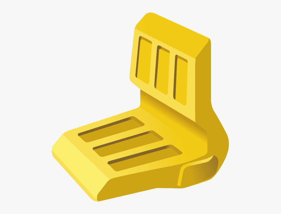Heel Block - Excavator Bucket Wear Parts, Transparent Clipart