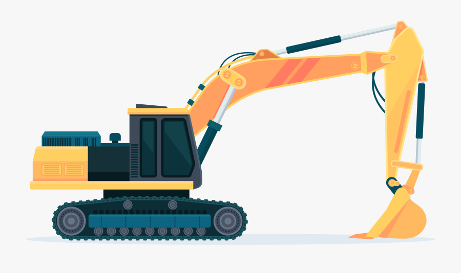 Bulldozer, Transparent Clipart