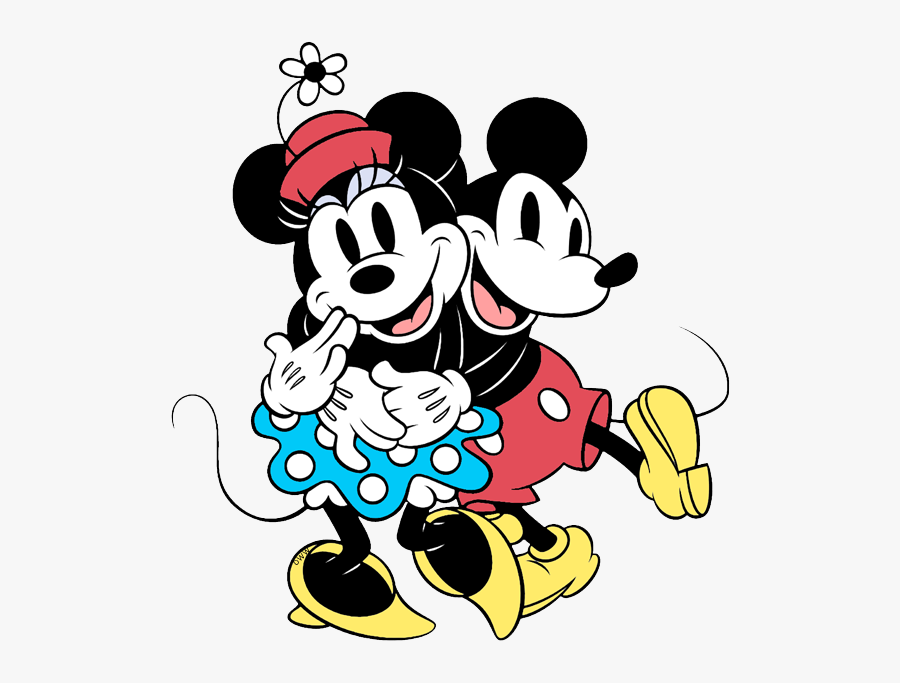 Classic Micky And Minnie Dancing, Transparent Clipart
