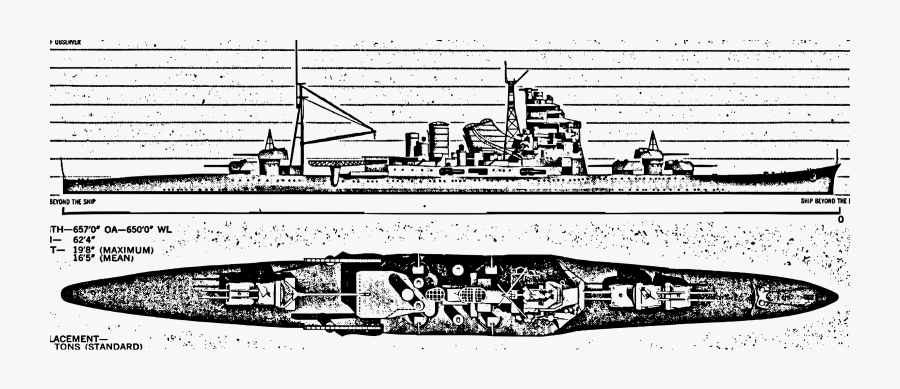 Atago Battleship Clip Arts - Ship, Transparent Clipart