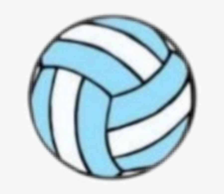 #aesthetic #blue #volley #volleyball #ball #pelota - Blue Volleyball Sticker, Transparent Clipart