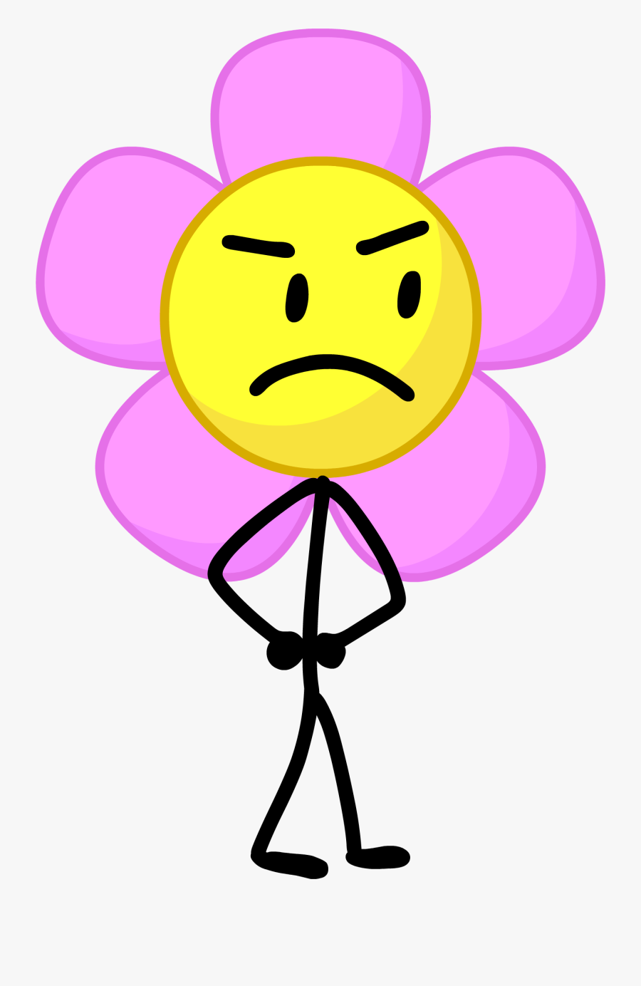 Battle For Dream Island Wiki - Bfdi Flower Png, Transparent Clipart