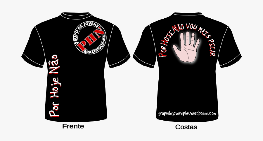 Camiseta Preta Do Grupo De Jovens Phn De Brazópolis-mg - Postherpetic Neuralgia, Transparent Clipart