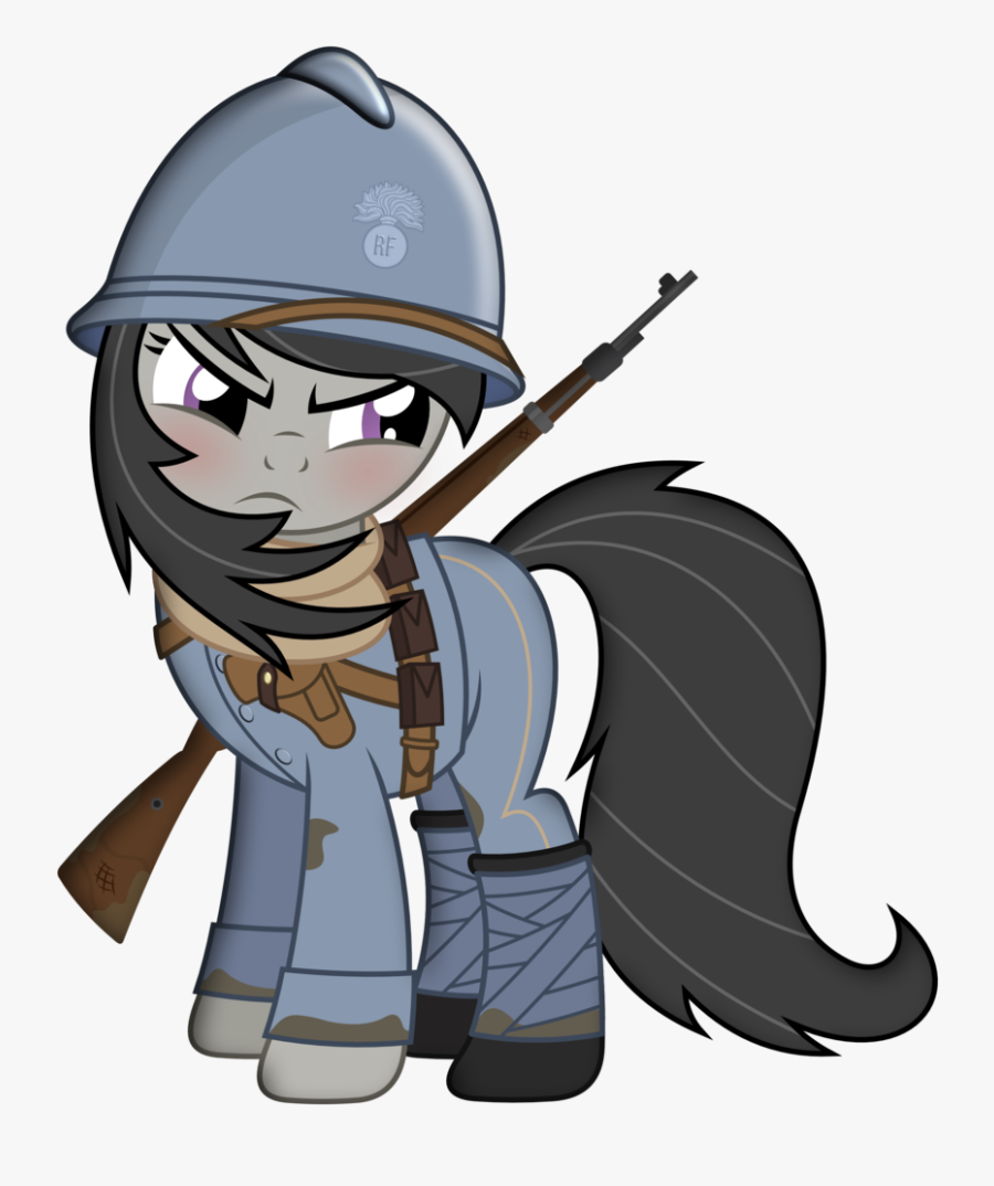 Brony-works, Clothes, French, Gun, Military, Military - Limestone Pie War, Transparent Clipart