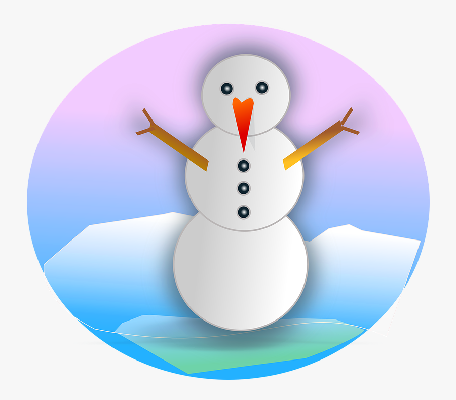 Snowman, Winter, Christmas, Snow, Cold - Muñeco De Frio, Transparent Clipart