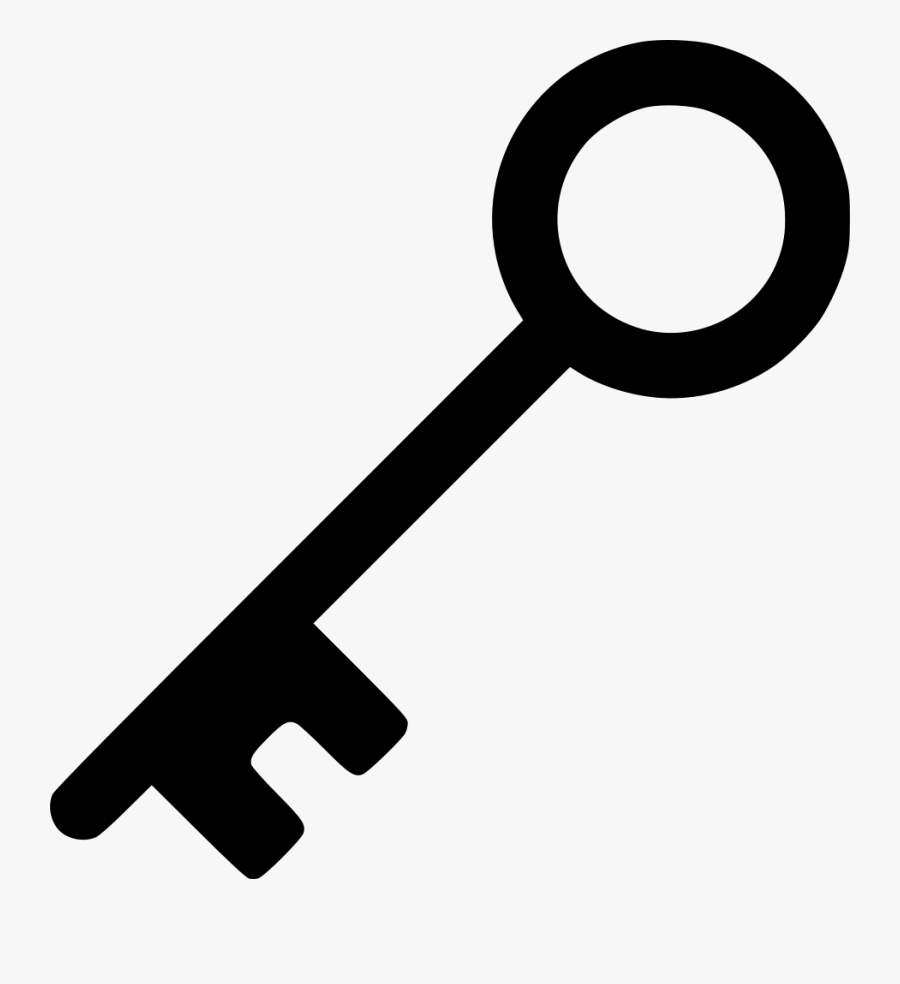 Key Vintage - Key Pictogram, Transparent Clipart