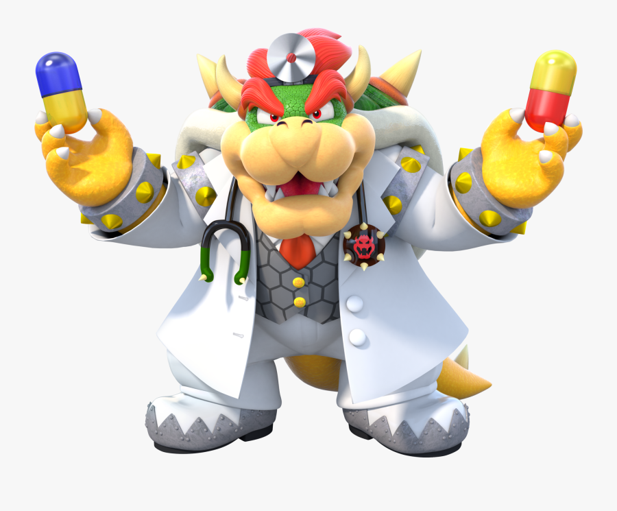 Nintendo Fanon Wiki - Dr Mario World Bowser, Transparent Clipart