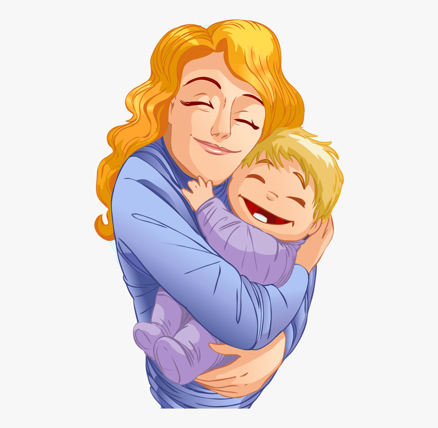 Mother And A Child Vector, Transparent Clipart