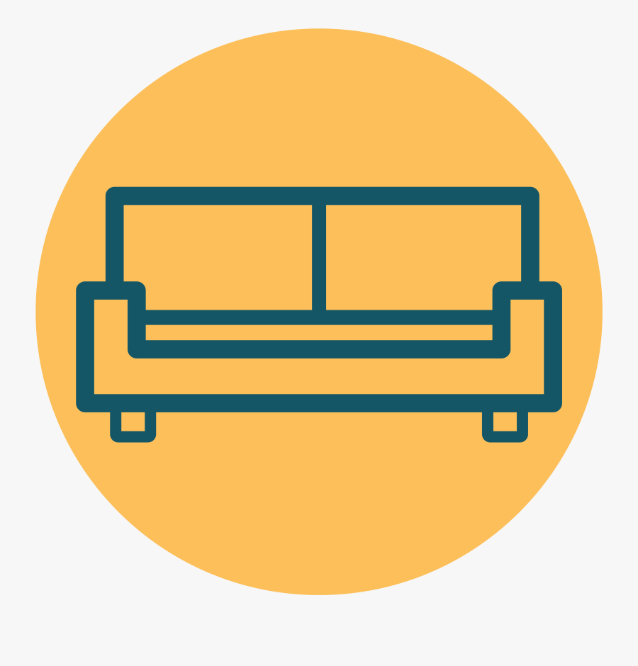 A Graphic Of A Sofa - Gloucester Road Tube Station, Transparent Clipart