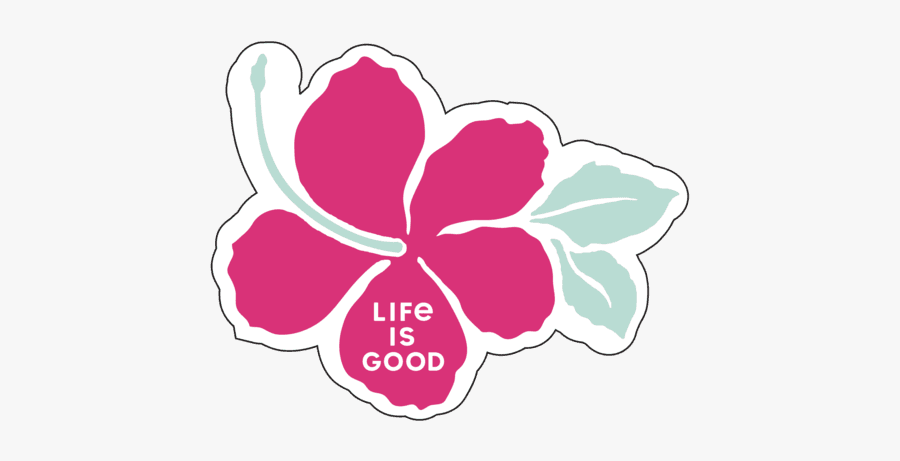 Hibiscus Small Die Cut Decal - Gilliflower, Transparent Clipart