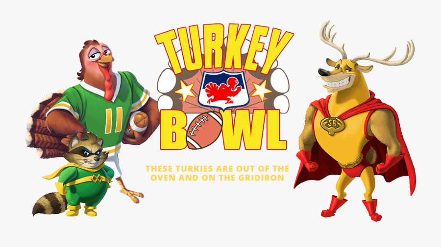 Turkeys Clipart Yellow - Turkey Playing Football, Transparent Clipart