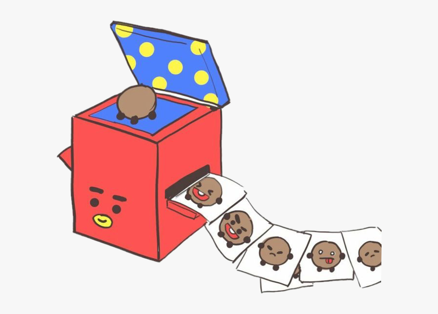 Bts Btsfanart Bt21 Bt21fanart Bt21tata Bt21shooky Shook - Bt21 Tata And Shooky, Transparent Clipart