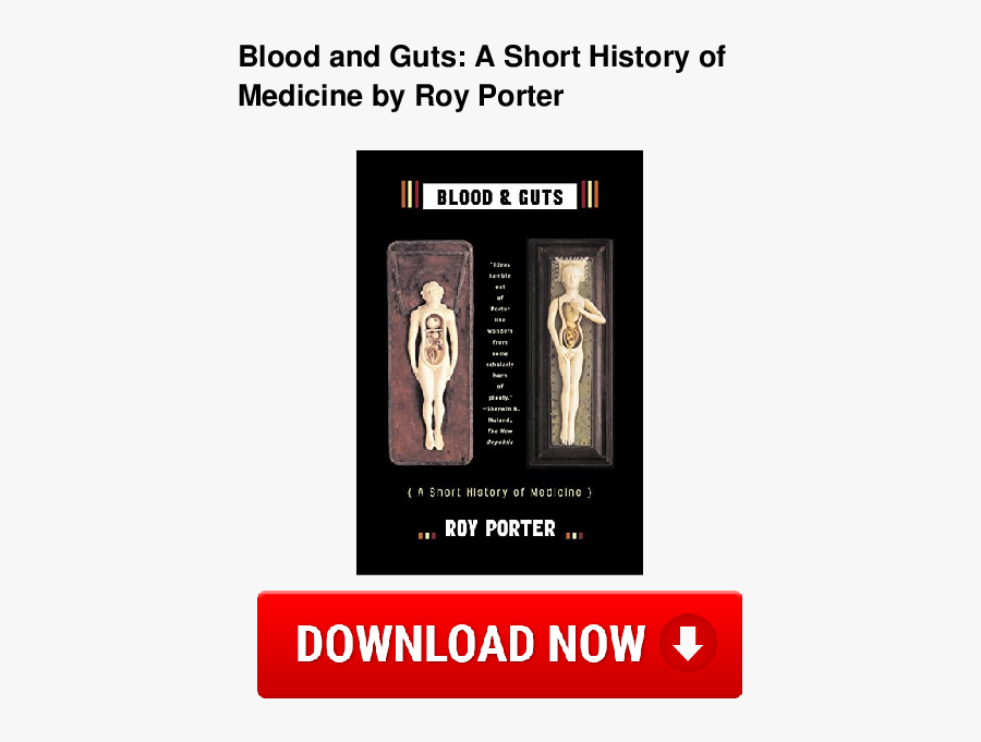Blood And Guts: A Short History Of Medicine, Transparent Clipart