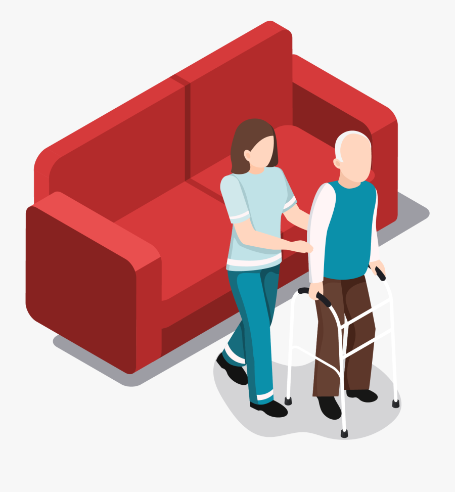 Living If You Are Worried About Your Parent Or Loved - Loveseat, Transparent Clipart