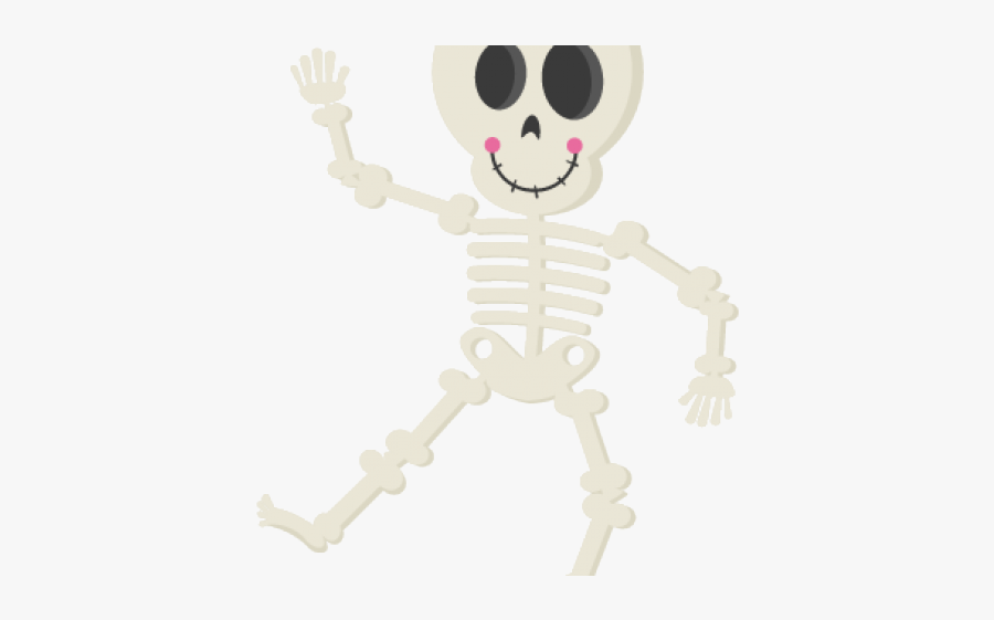 Vector Skeleton Halloween Clipart - Skeleton, Transparent Clipart