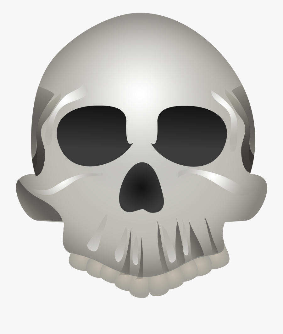 Transparent Bone Halloween - Skull, Transparent Clipart