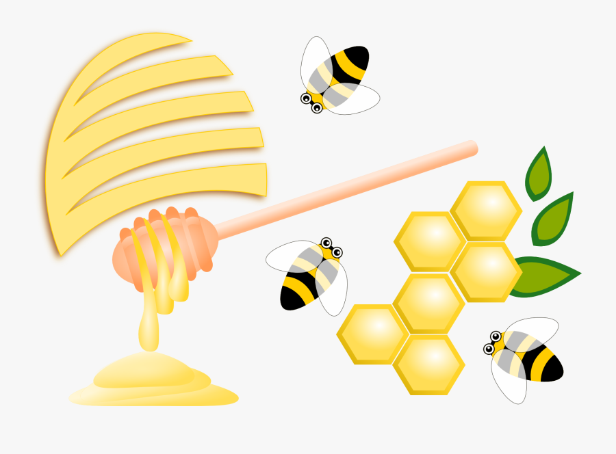 Honeybee, Transparent Clipart