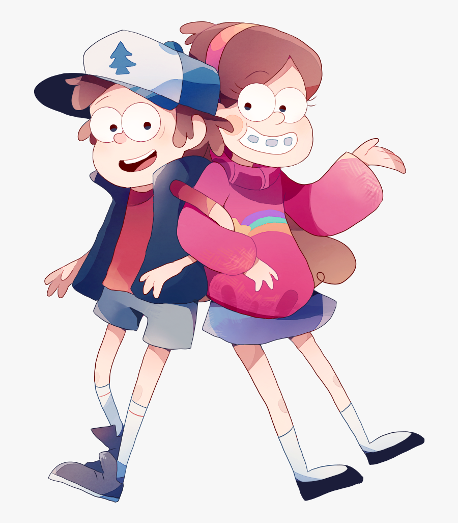 Gravity Falls Dipper Pines Mabel Pines Giffany Soos - Dipper Mabel Pines Gravity Falls, Transparent Clipart