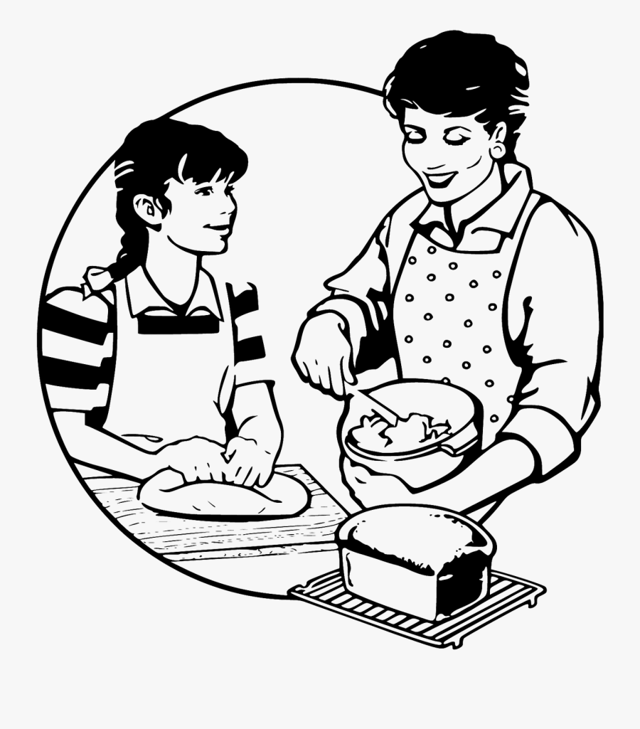 Craftchaos Create With Tlc - Cooking Food Clipart Black And White, Transparent Clipart