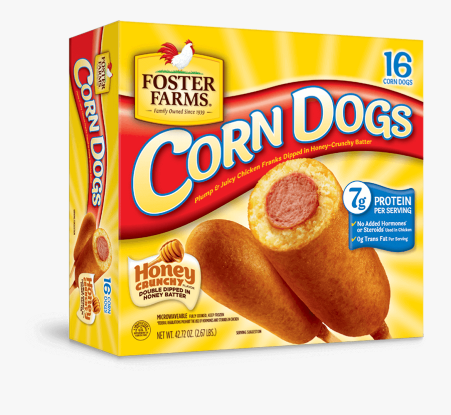 Honey Crunchy Corn Dogs 16 Ct - Jalapeno Cheese Corn Dogs Foster Farms, Transparent Clipart