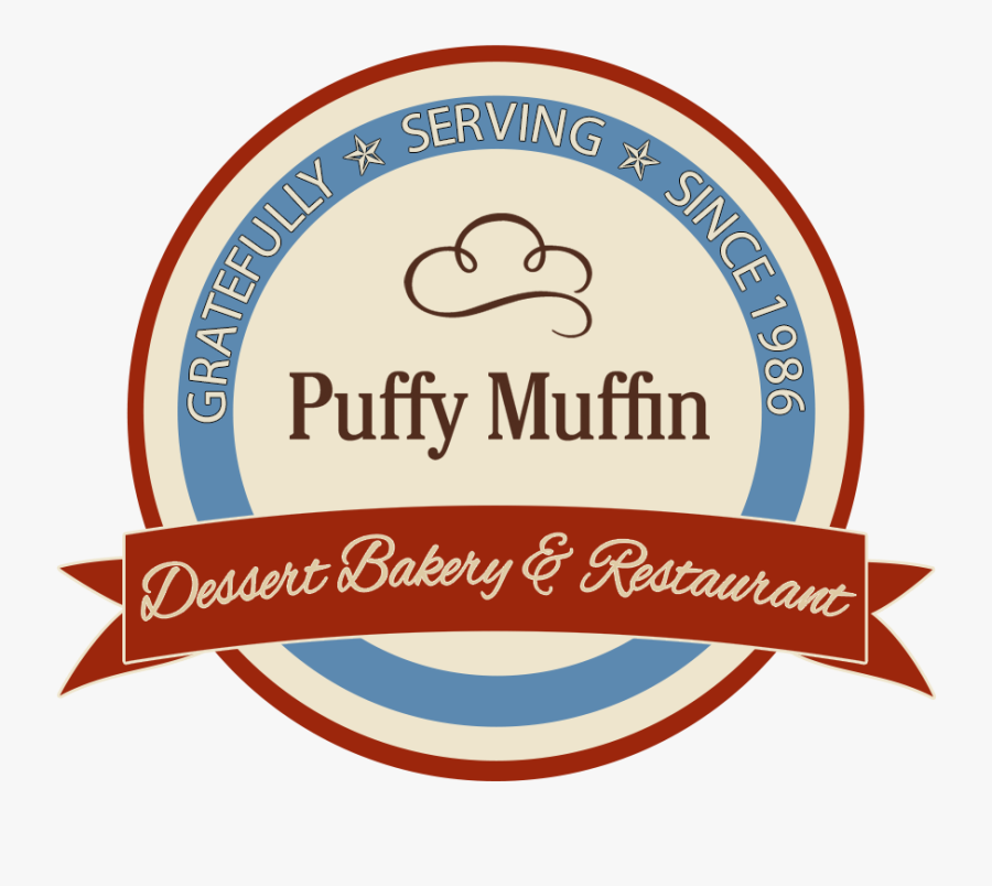 Clip Art Restaurant Puffy Muffin Nashville - Puffy Cakes Logo, Transparent Clipart