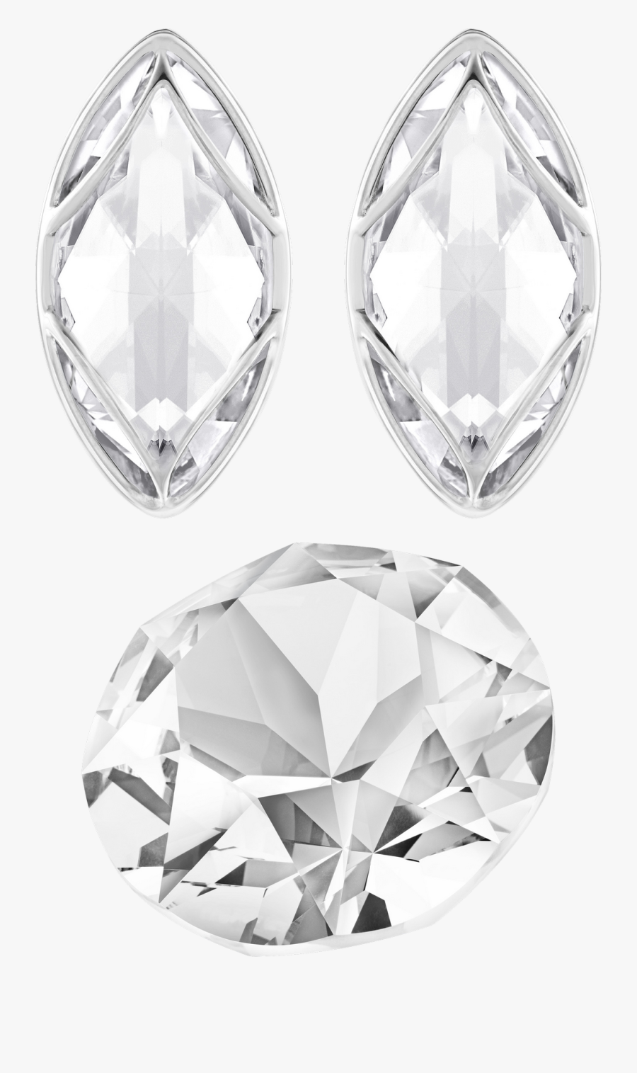 Brilliant Diamond Png Image - Swarovski Chaton, Transparent Clipart