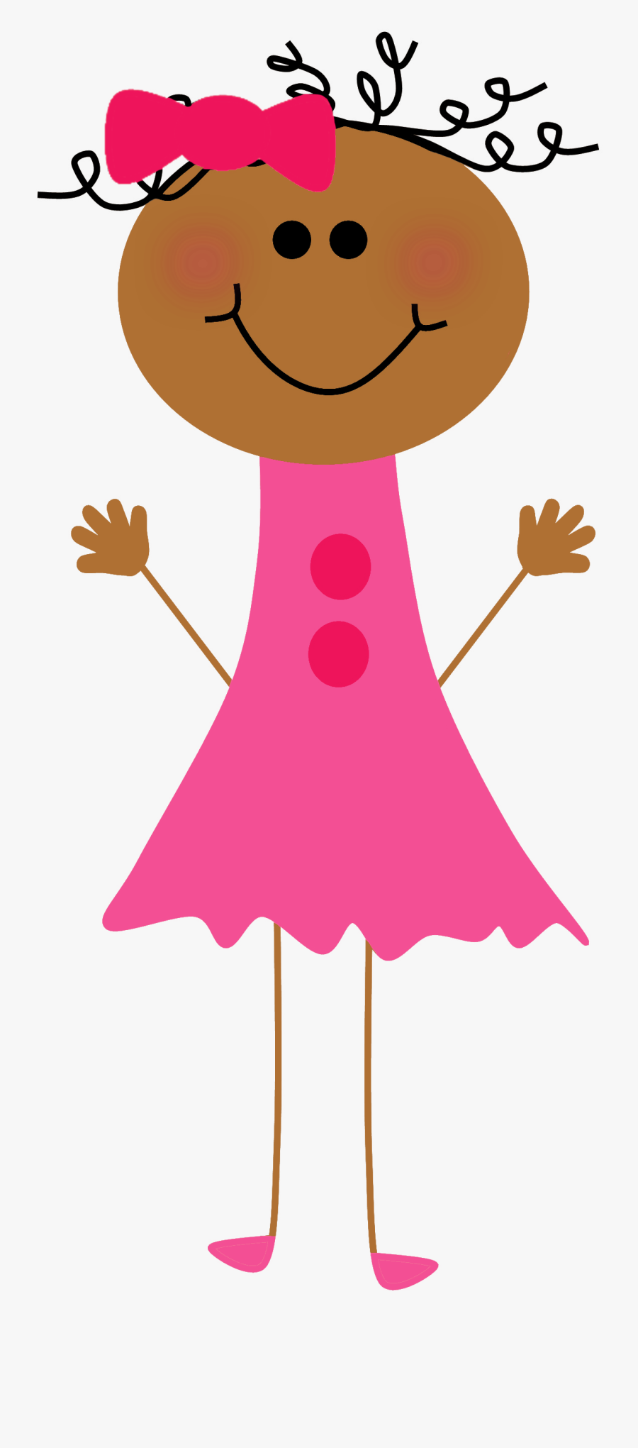 Arms Clipart Stick - Niñas Palitos, Transparent Clipart